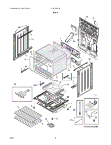 04 - Body parts for Electrolux Range FCRG3051BSA from AppliancePartsPros.com