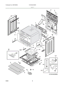 04 - Body parts for Electrolux Range FCRG3051BWD from AppliancePartsPros.com