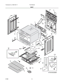 04 - Body parts for Electrolux Range FCRG3052BBA from AppliancePartsPros.com
