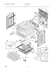 04 - Body parts for Electrolux Range FCRG3052BBE from AppliancePartsPros.com