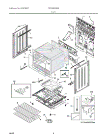 04 - Body parts for Electrolux Range FCRG3052BSB from AppliancePartsPros.com