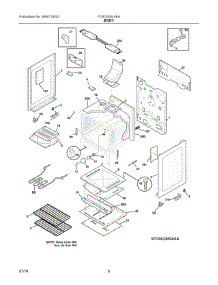 04 - Body parts for Electrolux Range FCRG305LAFA from AppliancePartsPros.com