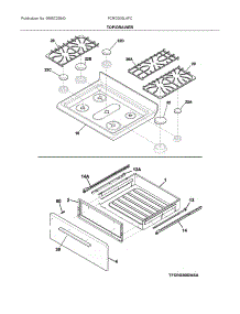 Top / Drawer parts for Electrolux Range FCRG305LAFC from AppliancePartsPros.com