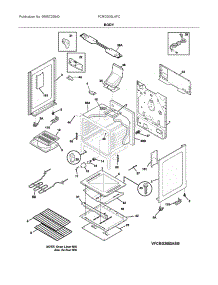 Body parts for Electrolux Range FCRG305LAFC from AppliancePartsPros.com