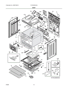 04 - Body parts for Electrolux Range FCRG3083ADA from AppliancePartsPros.com