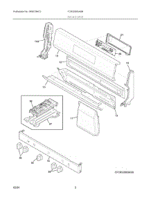 02 - Backguard parts for Electrolux Range FCRG3083ASB from AppliancePartsPros.com