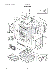 04 - Lower Oven parts for Electrolux Wall Oven FCWD2727ABD from AppliancePartsPros.com