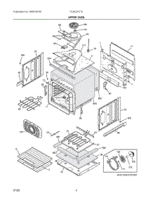 03 - Upper Oven parts for Electrolux Wall Oven FCWD2727ABD from AppliancePartsPros.com