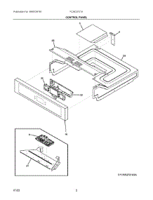 02 - Control Panel parts for Electrolux Wall Oven FCWD2727ABD from AppliancePartsPros.com
