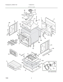 03 - Upper Oven parts for Electrolux Wall Oven FCWD2727ABF from AppliancePartsPros.com