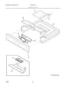 02 - Control Panel parts for Electrolux Wall Oven FCWD2727ABF from AppliancePartsPros.com