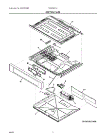 02 - Control Panel parts for Electrolux Wall Oven FCWD3027ABA from AppliancePartsPros.com