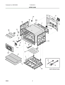 03 - Upper Oven parts for Electrolux Wall Oven FCWD3027ABA from AppliancePartsPros.com