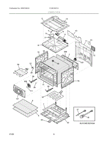 04 - Lower Oven parts for Electrolux Wall Oven FCWD3027ABD from AppliancePartsPros.com