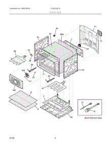 03 - Upper Oven parts for Electrolux Wall Oven FCWD3027ABD from AppliancePartsPros.com