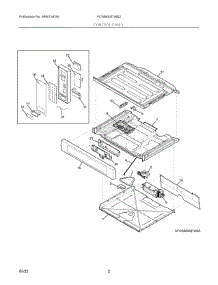 02 - Control Panel parts for Electrolux Microwave FCWM3027ABD from AppliancePartsPros.com