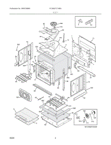 03 - Body parts for Electrolux Wall Oven FCWS2727ABG from AppliancePartsPros.com