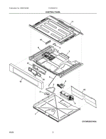 02 - Control Panel parts for Electrolux Wall Oven FCWS3027ADB from AppliancePartsPros.com