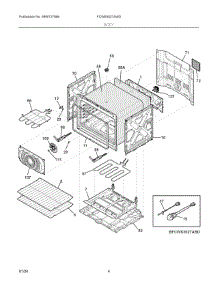 03 - Body parts for Electrolux Wall Oven FCWS3027AWD from AppliancePartsPros.com