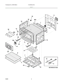 03 - Body parts for Electrolux Wall Oven FCWS302LAFC from AppliancePartsPros.com