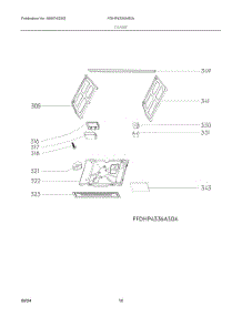 06 - Frame parts for Electrolux Washer FDHP4336AS0A from AppliancePartsPros.com