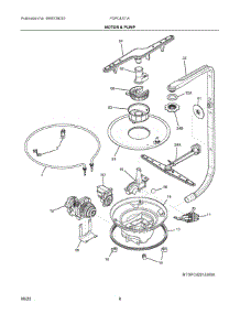 05 - Motor & Pump parts for Electrolux Dishwasher FDPC4221AB2A from AppliancePartsPros.com