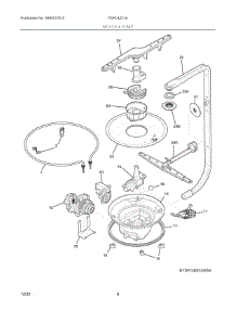 05 - Motor & Pump parts for Electrolux Dishwasher FDPC4221AS3A from AppliancePartsPros.com