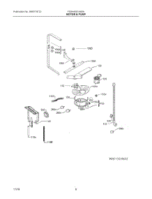 05 - Motor & Pump parts for Electrolux Dishwasher FDSH4501AS0A from AppliancePartsPros.com