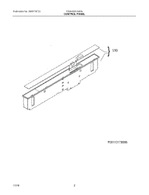 02 - Control Panel parts for Electrolux Dishwasher FDSH4501AS0A from AppliancePartsPros.com