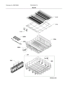 Racks parts for Electrolux Washer FDSH450LAF1A from AppliancePartsPros.com