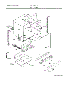 Tub & Frame parts for Electrolux Washer FDSH450LAF1A from AppliancePartsPros.com