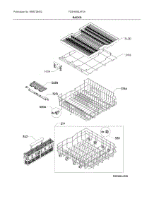 Racks parts for Electrolux Washer FDSH450LAF3A from AppliancePartsPros.com