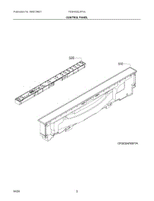 02 - Control Panel parts for Electrolux Washer FDSH450LAF4A from AppliancePartsPros.com