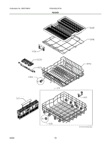 07 - Racks parts for Electrolux Washer FDSH450LAF5A from AppliancePartsPros.com