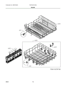 07 - Racks parts for Electrolux Washer FDSP4401AS0A from AppliancePartsPros.com