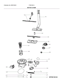 Motor & Pump parts for Electrolux Dishwasher FFBD1831UB from AppliancePartsPros.com