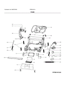Frame parts for Electrolux Dishwasher FFBD1831UB from AppliancePartsPros.com