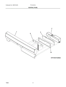 02 - Control Panel parts for Electrolux Dishwasher FFCD2418UB3A from AppliancePartsPros.com
