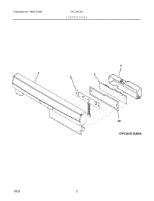 02 - Control Panel parts for Electrolux Dishwasher FFCD2418US4A from AppliancePartsPros.com