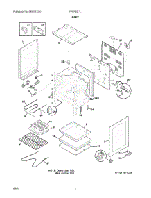 03 - Body parts for Electrolux Range FFEF3011LBJ from AppliancePartsPros.com
