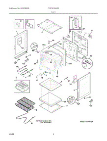 03 - Body parts for Electrolux Range FFEF3016VWE from AppliancePartsPros.com