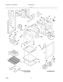 03 - Body parts for Electrolux Range FFEF3054TBT from AppliancePartsPros.com