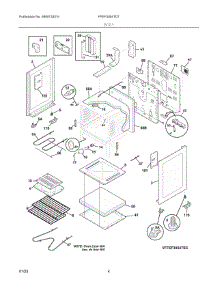 03 - Body parts for Electrolux Range FFEF3054TDT from AppliancePartsPros.com
