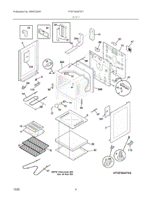 03 - Body parts for Electrolux Range FFEF3054TWT from AppliancePartsPros.com