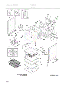 03 - Body parts for Electrolux Range FFEH3051VSE from AppliancePartsPros.com
