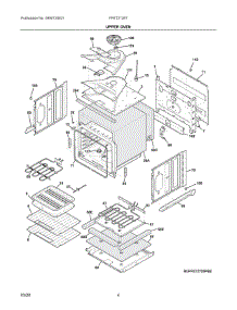 03 - Upper Oven parts for Electrolux Refrigerator FFET2726TBC from AppliancePartsPros.com