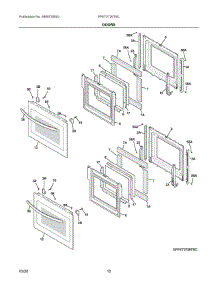 05 - Doors parts for Electrolux Refrigerator FFET2726TSC from AppliancePartsPros.com