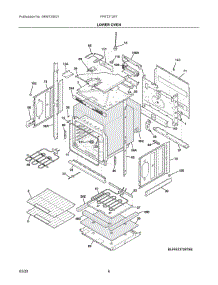 04 - Lower Oven parts for Electrolux Refrigerator FFET2726TWC from AppliancePartsPros.com