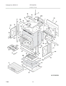 04 - Lower Oven parts for Electrolux Wall Oven FFET3026TDE from AppliancePartsPros.com