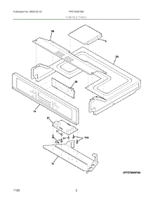 02 - Control Panel parts for Electrolux Wall Oven FFET3026TSE from AppliancePartsPros.com
